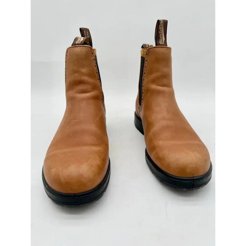 Blundstone Camel Brown Leather High Top 2215 Chelsea Boots Women’s Size 10.5